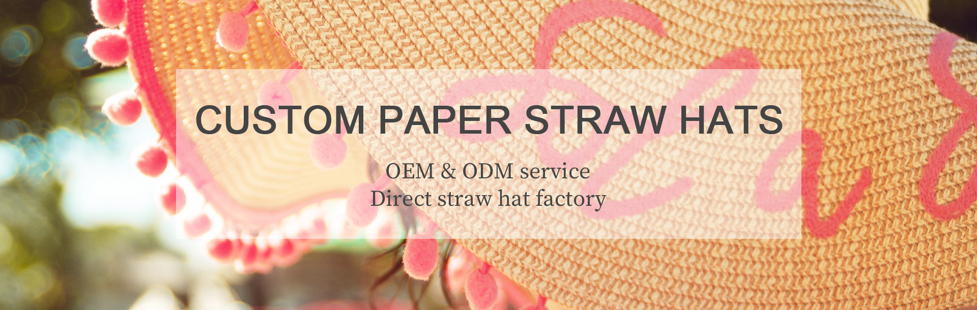 Chapeaux de paille cow boy Manufactures