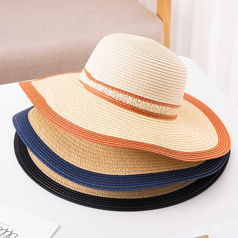 Chapeau de soleil disquette classique Lady Stripe personnalisé