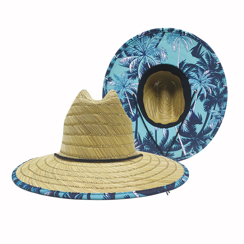 Chapeau de paille Hawaii Lifeguard