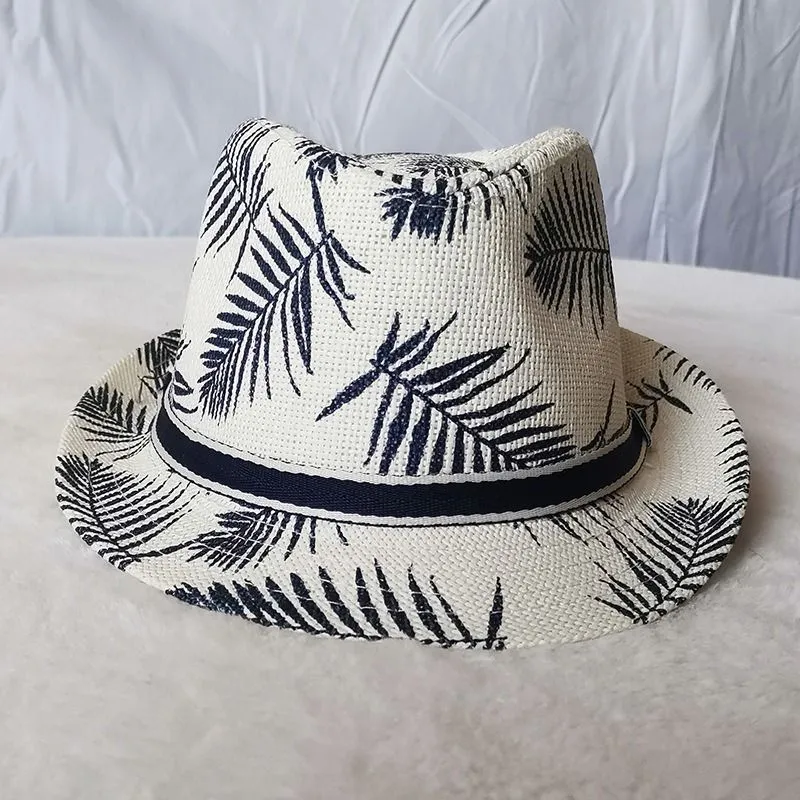 Mens Straw Fedora