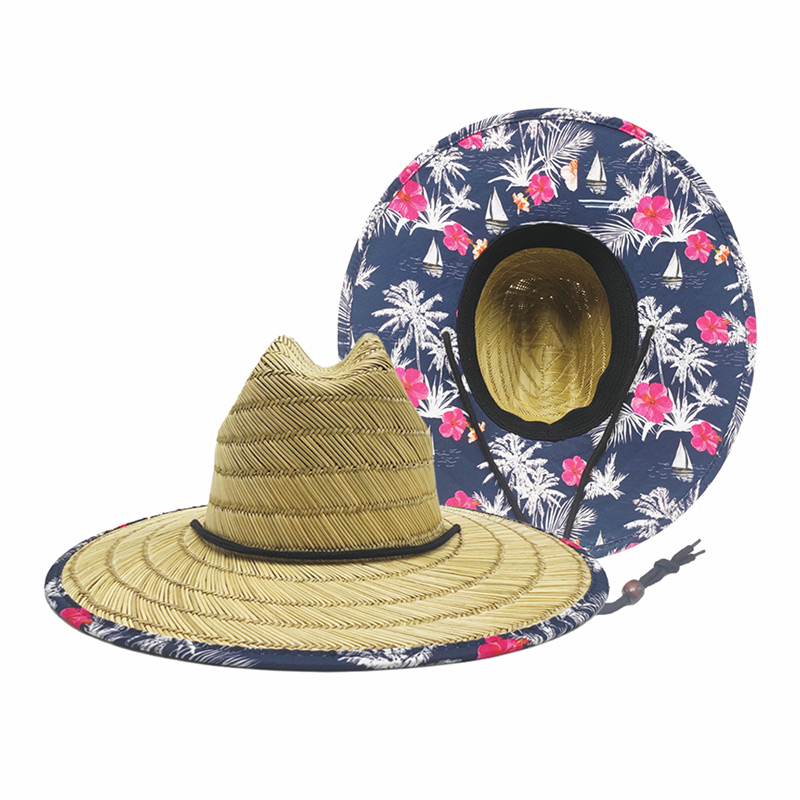 Chapeau de paille Flora pour homme