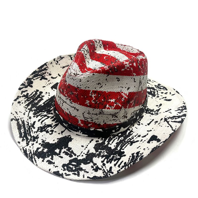 Chapeaux de cowboy patriotiques américains