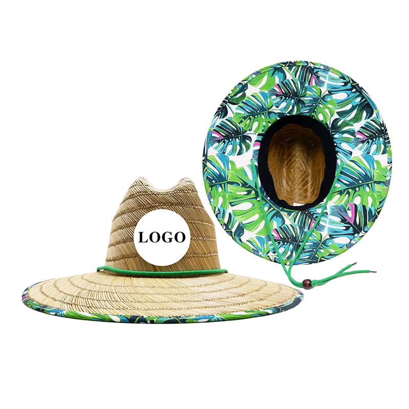 Chapeau de paille tropicale